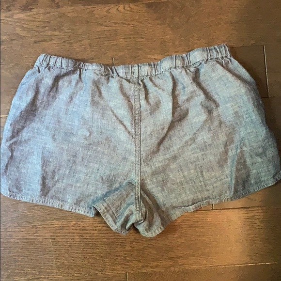 J.Crew Chambray Drawstring Shorts Small - Picture 2 of 5